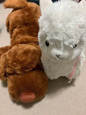 빅 봉제 인형 개 알파카