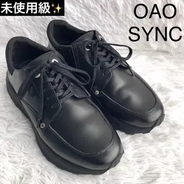 스니커즈 남성용 25 블랙 브랜드 OAO SYNC 천연 가죽 신발