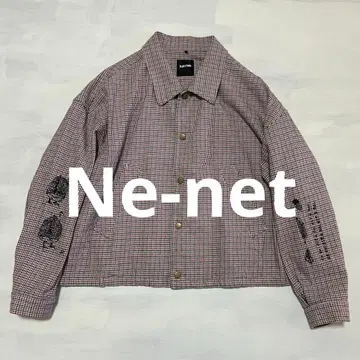 컨디션 최상 Ne-net 하네토리 블루종 자켓 자수