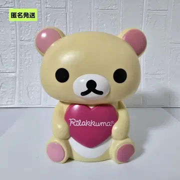 [익명] 코리락쿠마 하트 BIG 저금통 피규어