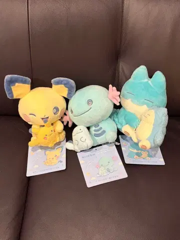 littledaydream 봉제 인형 꼬부기 우파 피츄 새상품