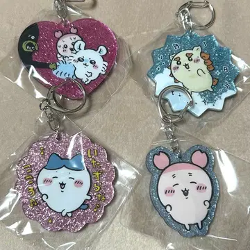치이카와 라메 아크릴 키링 4개 모몽가 하치와레 헌책방 시사