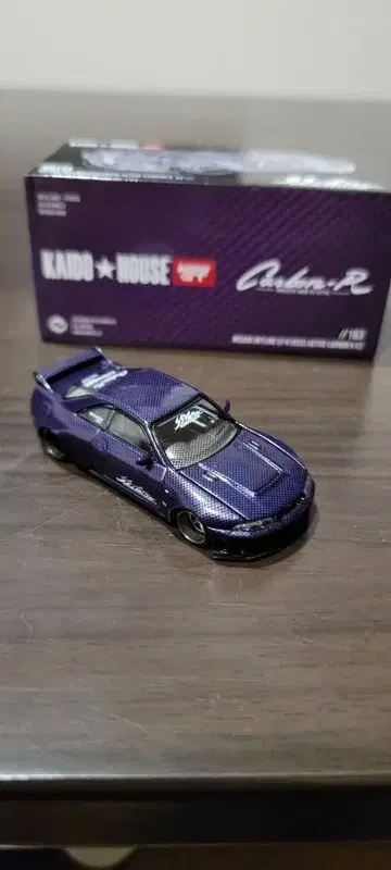 MINI GT x KAIDO HOUSE R33 V2 카본 퍼플 보라색