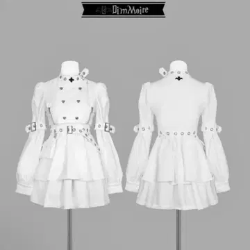 Dim Moire CODE:NURSECORE 원피스 화이트