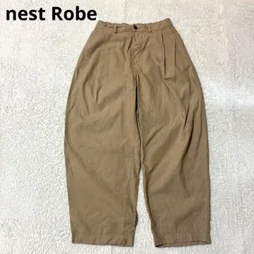 nest Robe UPCYCLELINO 린넨 코튼 턱 테이퍼드 팬츠