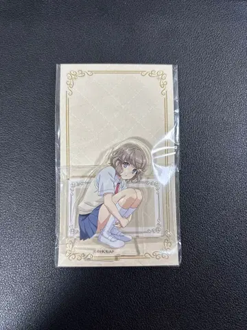 청춘 돼지 야로 청돼지전 코가 토모에 전시 비주얼 아크릴 스탠드