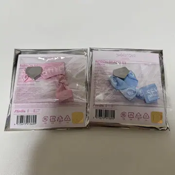 SEVENTEEN YAKUSOKU 리본 팔찌 블루 핑크 준