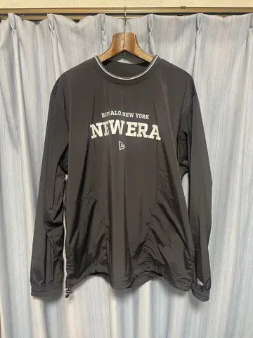NEW ERA 골프 윈드 브레이커 블랙 자켓 X LARGE