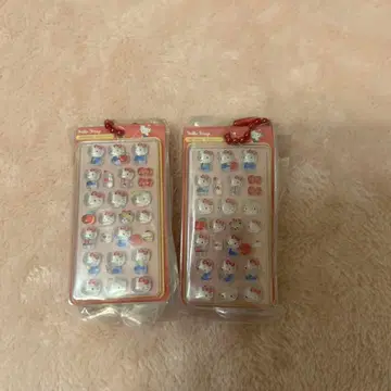봉봉 드롭 씰 가챠가챠 키티 세트 산리오