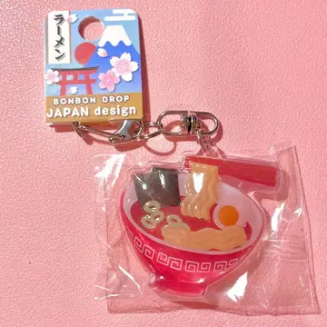 모자 꽁지 드롭 씰 JAPAN design 라멘 키링