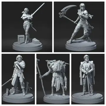 1/35 미도색 미조립 피규어 레진 키트 익스페디션 33