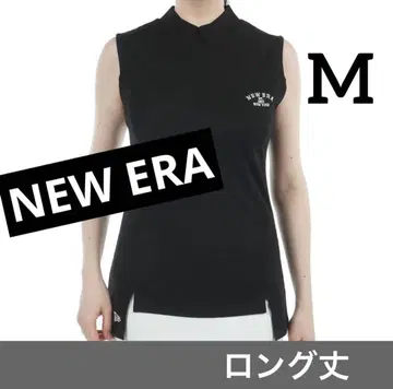 새상품 뉴에라 NEWERA 모크넥 셔츠 M 슬리브리스 여성 골프웨어
