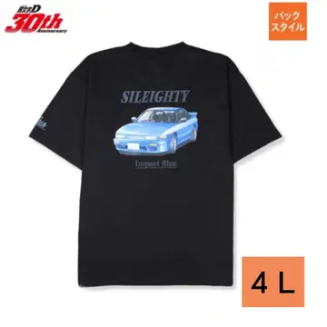 이니셜 DSILEIGHTY 티셔츠 4L 블랙 30주년 기념