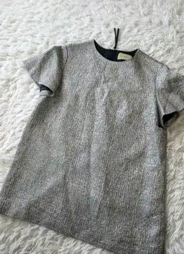 [ UNITED ARROWS ] 실버 상의