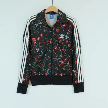 아디다스 adidas 정품 플라워 패턴 트랙탑 저지 95 유니크 빈티지