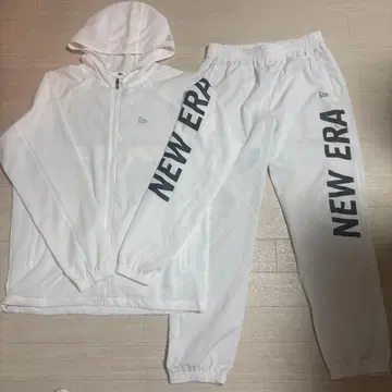 [ 상하의 세트 ] 뉴에라 셋업 XXL 화이트 NEW ERA