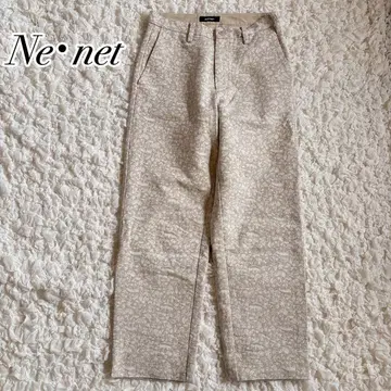 Ne net 네넷 새와 여우 자카드 팬츠