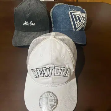 뉴에라(NEW ERA) 캡 3종 세트