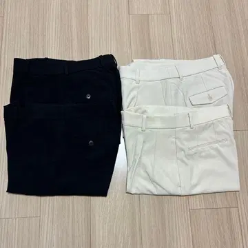 UNIQLO 유니클로 턱 와이드 팬츠 세트 M 슬랙스 와이드 팬츠