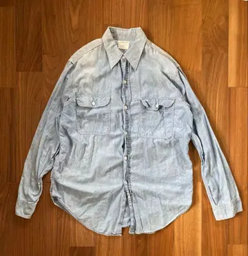70s JCPenny 빅맥 샴브레이 셔츠