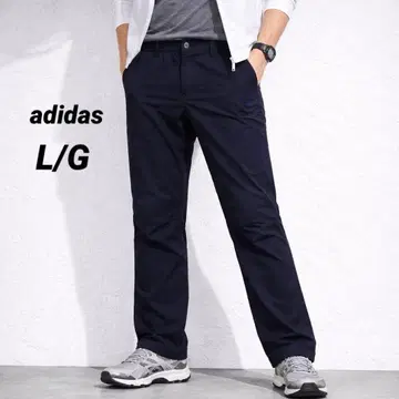 adidas 아디다스 골프웨어 나일론 팬츠 L 남성용 네이비