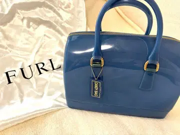 [ 새상품급 ] FURLA 훌라 Candy Bag 캔디백 스카이블루 블루