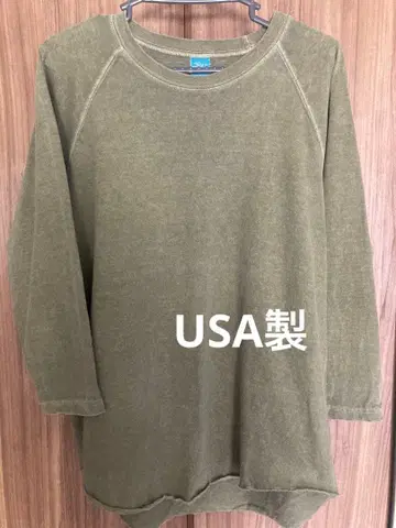 USA 제조! Good On(굿온) 7부 소매 래글런 티셔츠 L