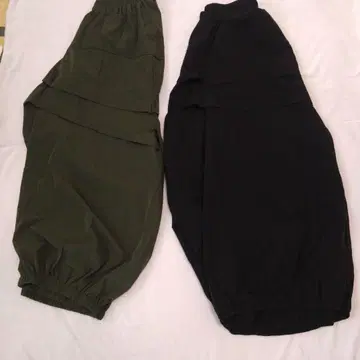 더블 레이어 워크 팬츠 올리브 블랙 오즈 온 컴프렉스