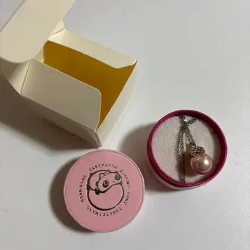 타레판다 핑크 쉘 펄 목걸이