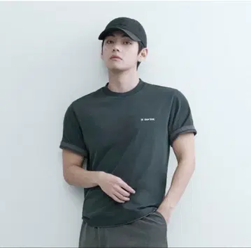 스노우피크 낙서 그래픽 반팔 T셔츠