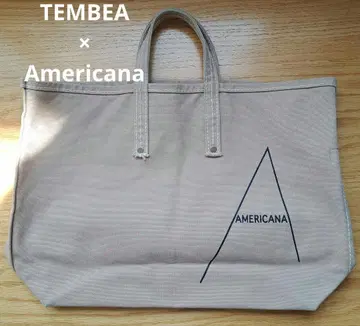 Americana TEMBEA 콜라보 토트백 코튼 베이지