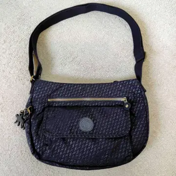 Kipling 키플링 숄더백 올 패턴 경량 사선 가방 블랙