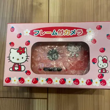 [ 미사용 ] 헬로키티 프레임 부착 카메라 산리오 레트로 필름 카메라