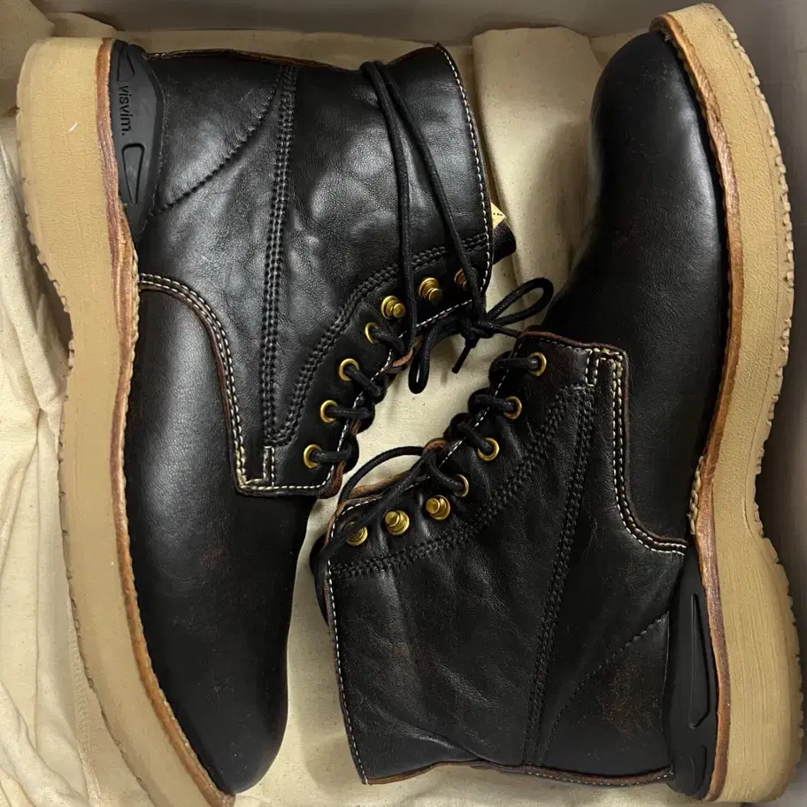 270] Supreme Visvim Serra Hiking Boots Brown Blue 2008 | Bunjang