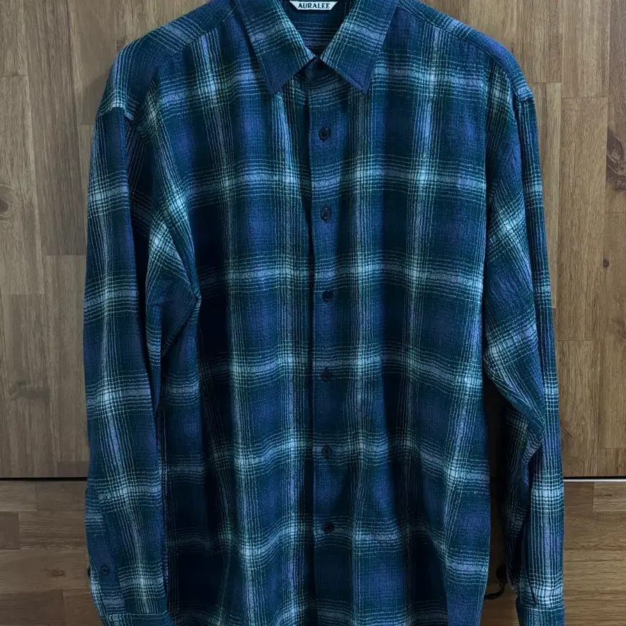 Auralee Shirt Twill Blue Size 4 Genuine Japan | Bunjang Global