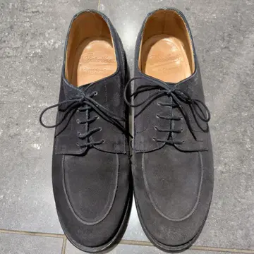 가격 인하했습니다 Paraboot 네이비 그레이 샹보드 스웨이드 신발