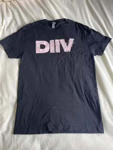 diiv 티셔츠 공식 다이브 deceiver 블랙 반팔 티셔츠 굿즈