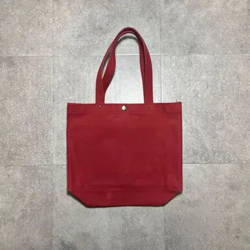 구 이치자와 한포 토트백 캔버스 짙은 빨간색 레드 신잔로 한포