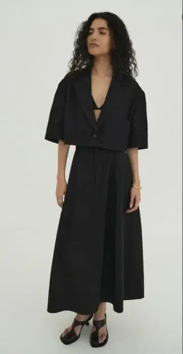 CLANE DAD CROPPED TAILORED JACKET