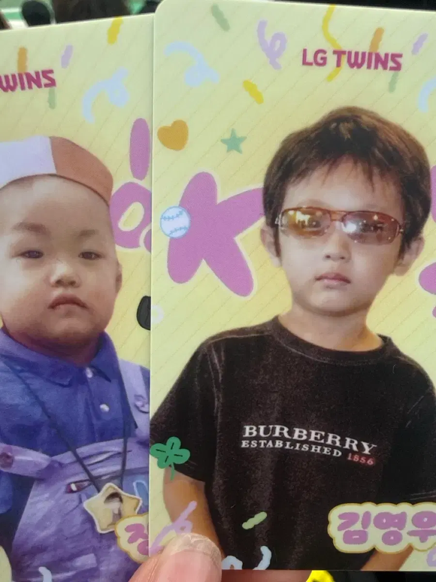 엘지 어린이날 포토카드 김영우,장현식->이영빈,이재원,오지환으로 구해요!