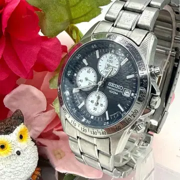 작동품 새상품급 SEIKO 세이코 크로노그래프 남성용 손목시계