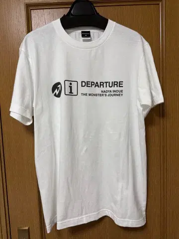 이노우에 나오야 DEPARTURE 티셔츠 M 사이즈 화이트