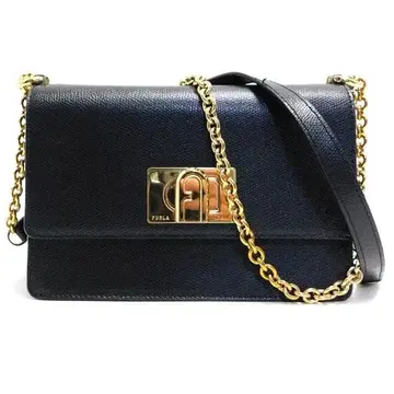 새상품급 FURLA 훌라 1927 숄더백 바디 크로스백 블랙 금