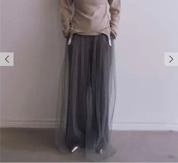 허니 미 허니 튤 레이어드 팬츠 그레이