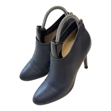 JIMMY CHOO 지미추 부티 38 다크 네이비 가죽