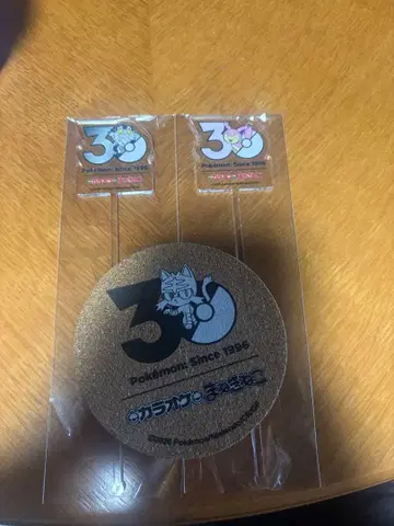 마네키네코 포켓몬 아크릴 스틱 코스터 세트