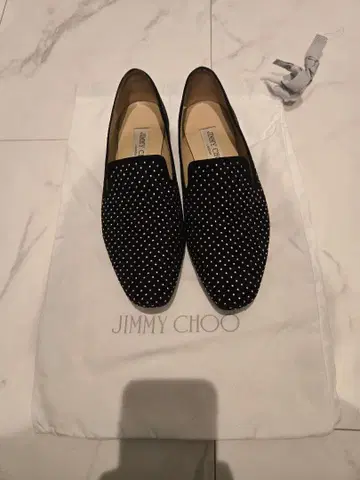 JIMMY CHOO 스터드 플랫슈즈