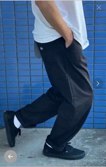 Dickies 블랙 페인터 팬츠 L 사이즈