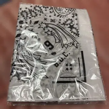 BUMP OF CHICKEN 반다나 넘버링 화이트