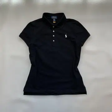 랄프 로렌 반팔 피케 셔츠 블랙 피치 포니 빅 타이트